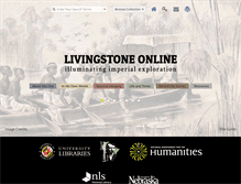 Tablet Screenshot of livingstoneonline.org